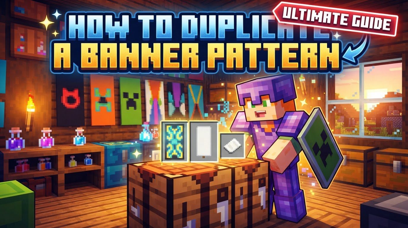 duplicate a banner pattern in Minecraft