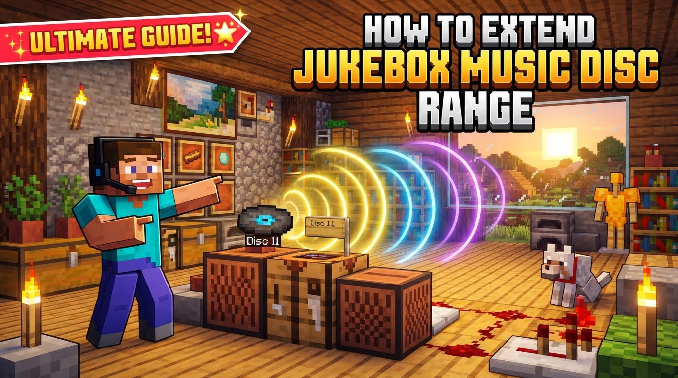 extend jukebox music disc range in Minecraft