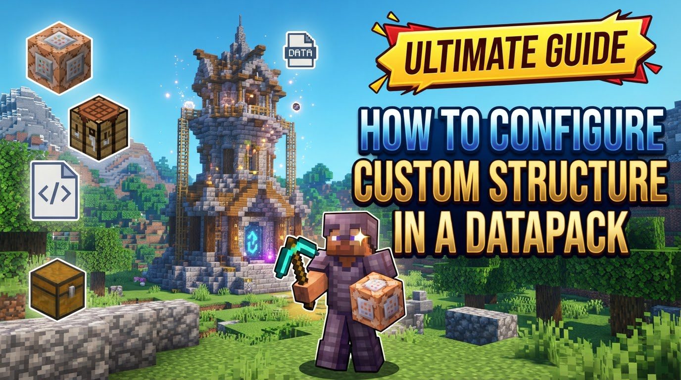 configure a custom structure in a datapack in Minecraft