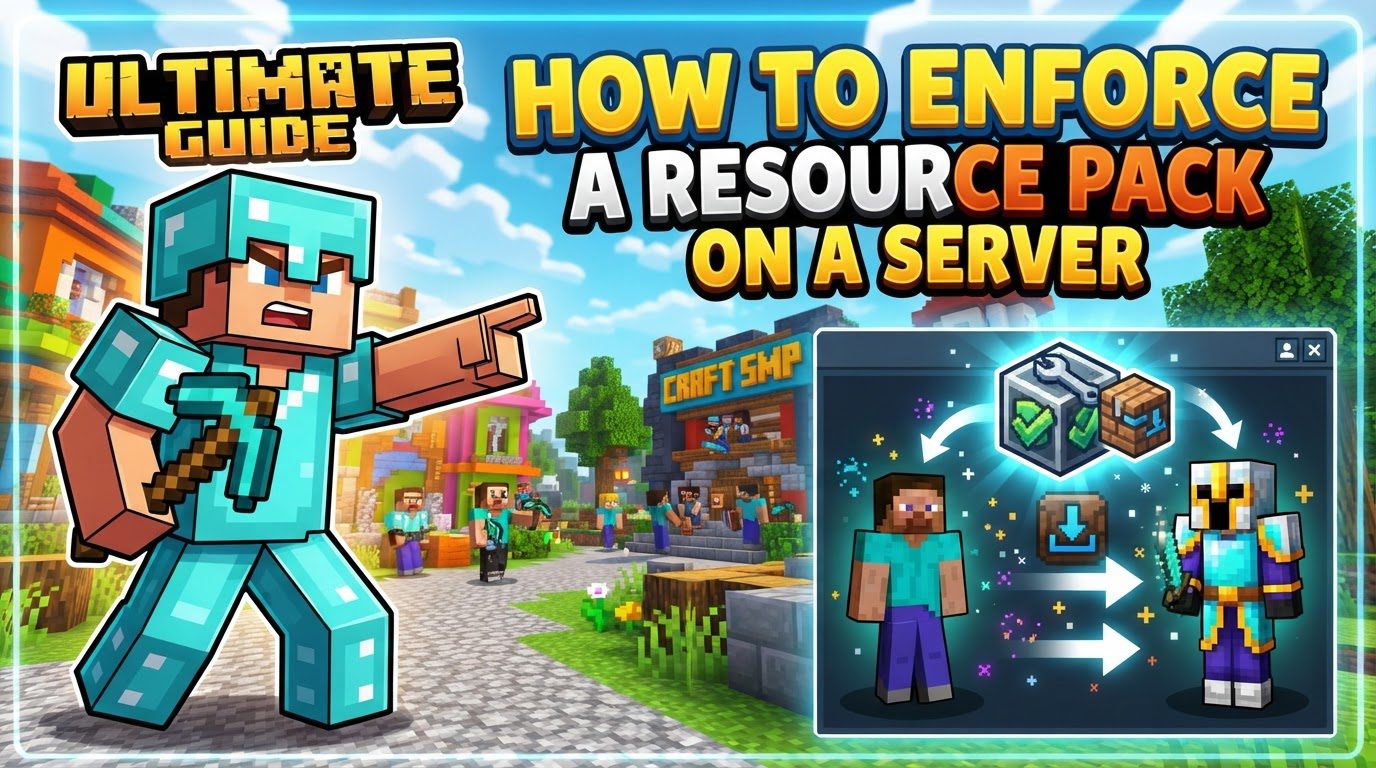 enforce a resource pack on a server in Minecraft