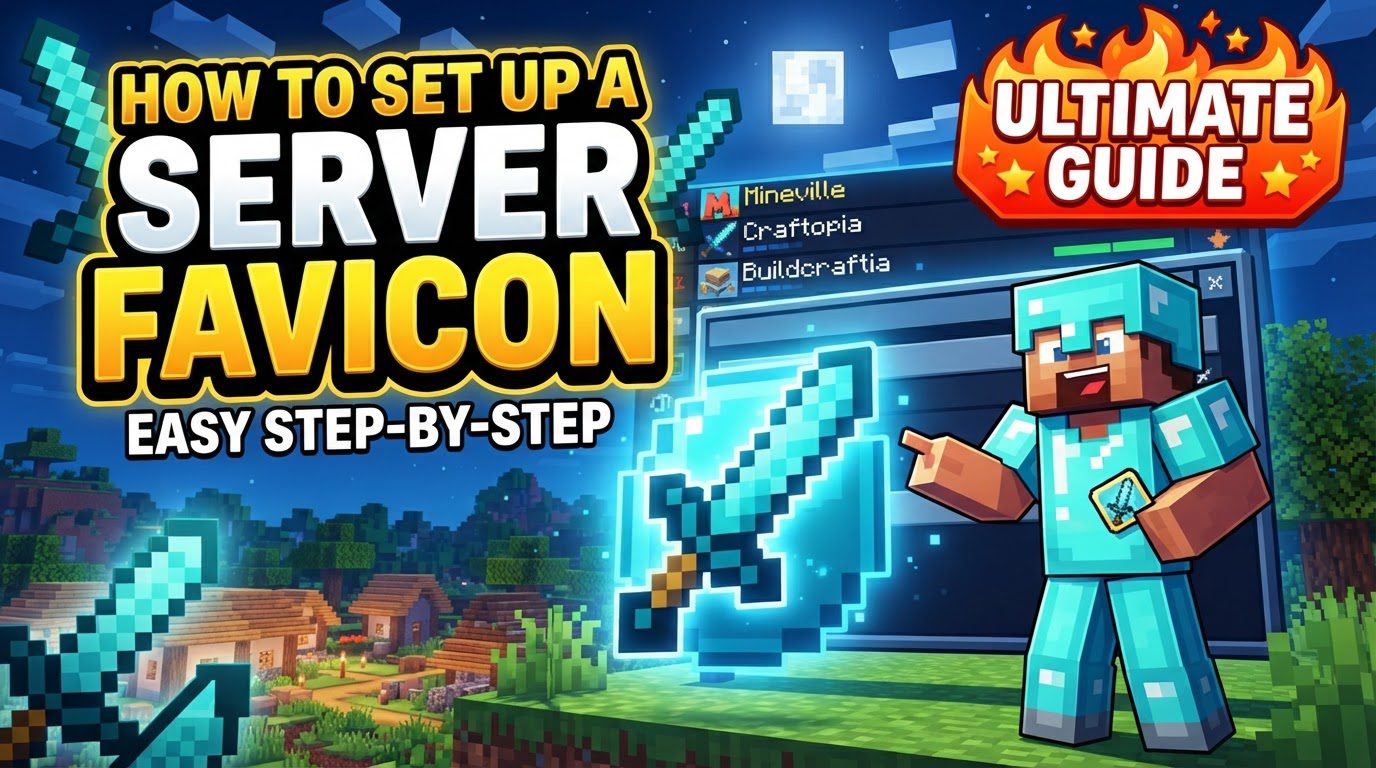 set up a server favicon in Minecraft