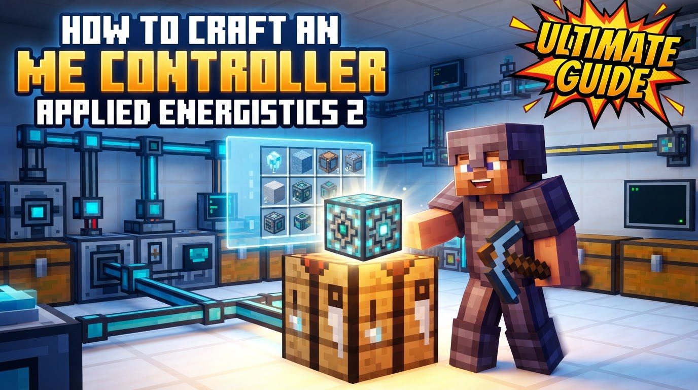craft an ME Controller in Applied Energistics 2 in Minecraft