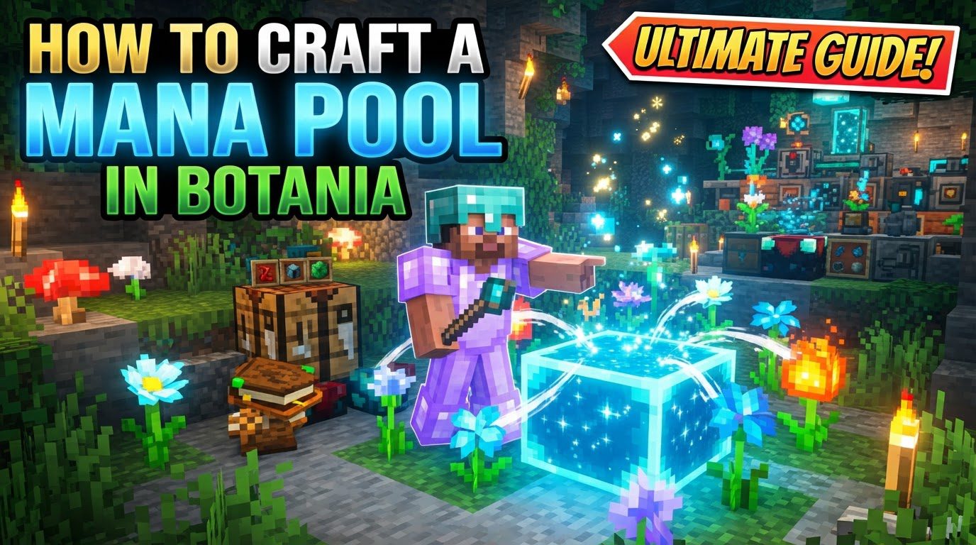 craft a Mana Pool in Botania in Minecraft