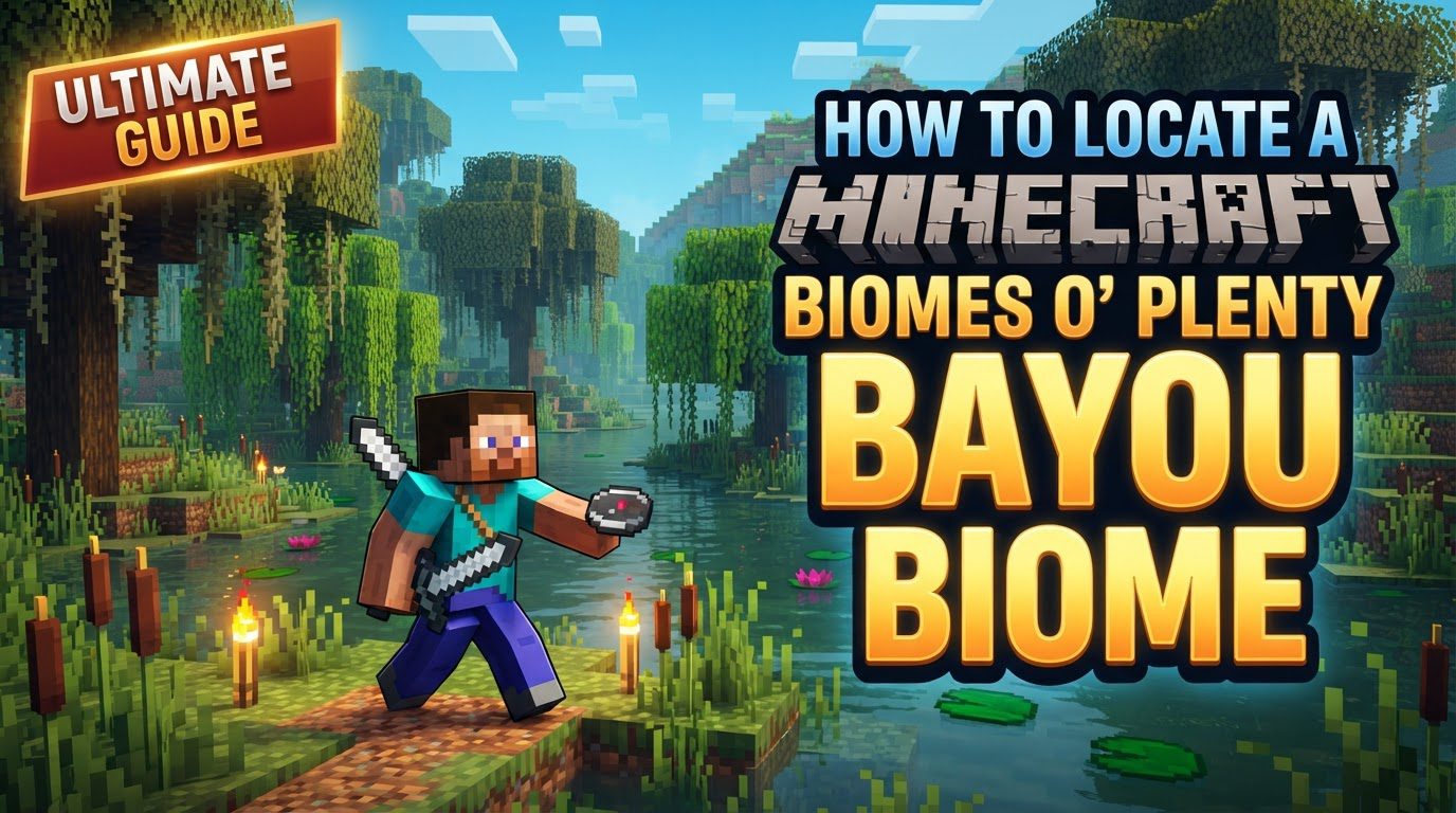 How to locate a Biomes O' Plenty Bayou biome