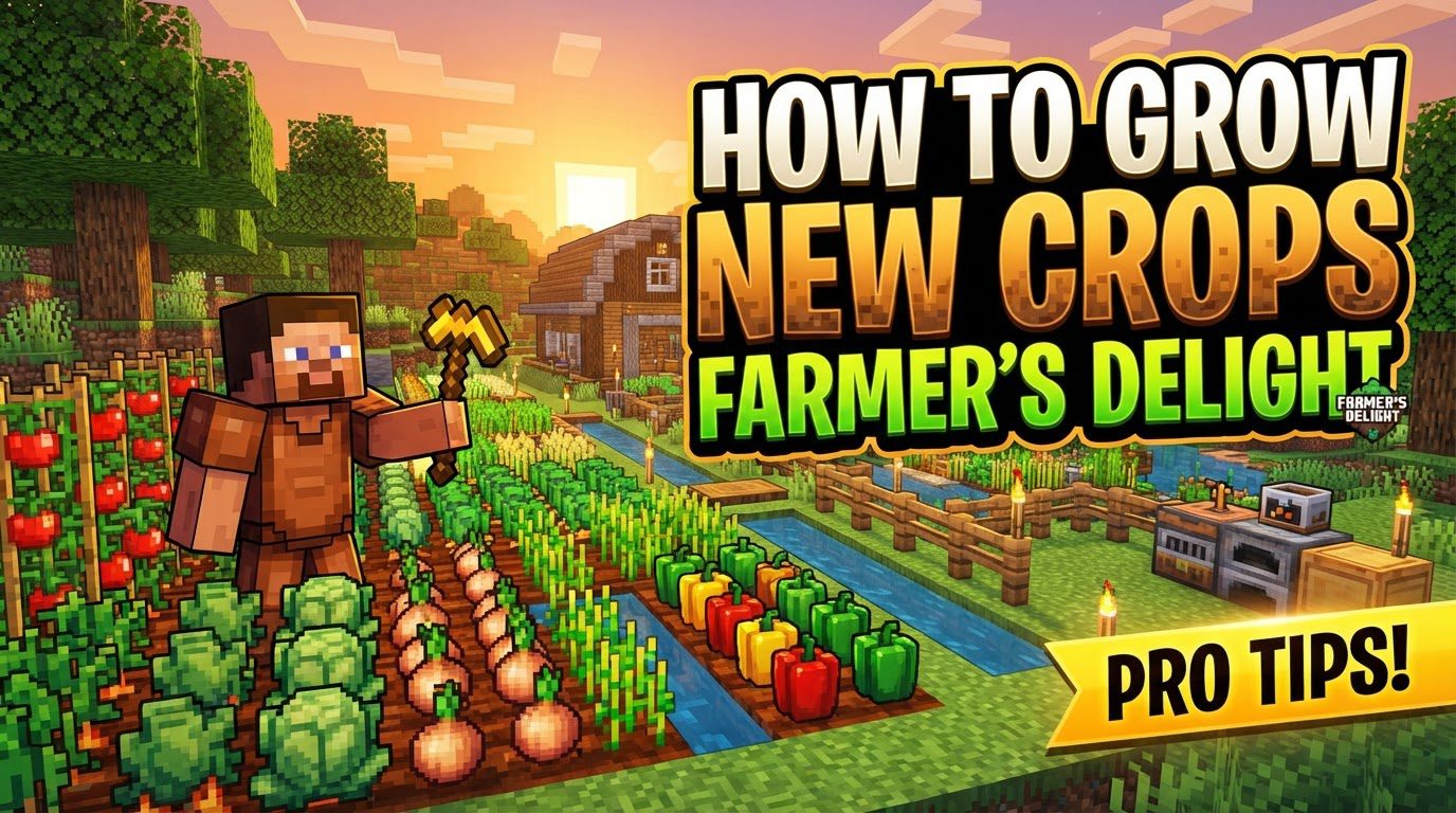 How to grow new crops added by Farmer's Delight