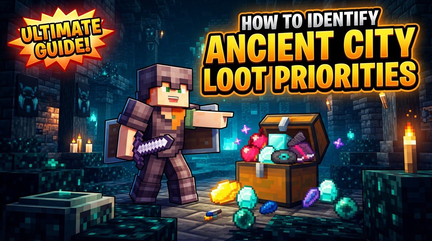 identify ancient city loot priorities in Minecraft
