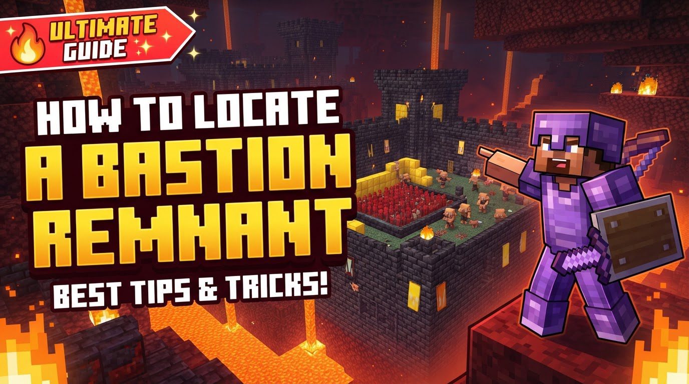 locate a bastion remnant in Minecraft