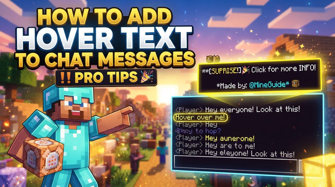 add hover text to chat messages in Minecraft