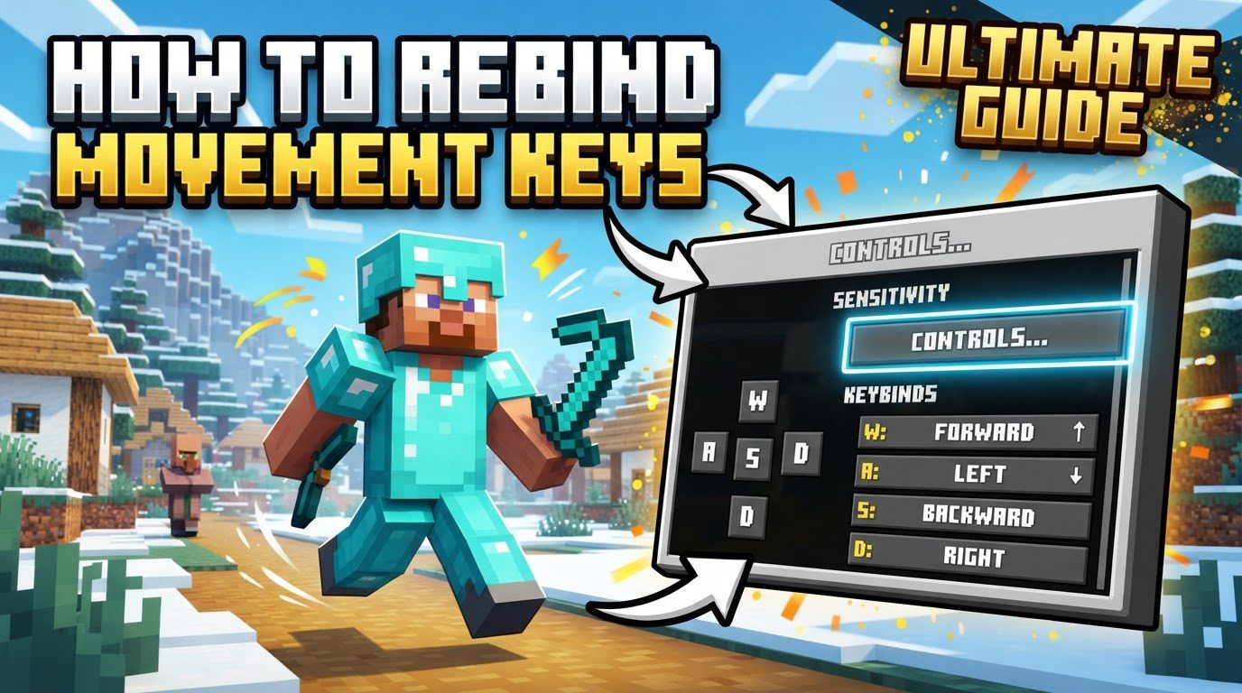 rebind movement keys in Minecraft