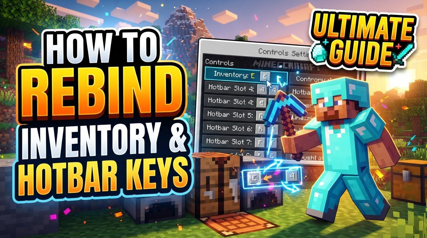 rebind inventory and hotbar keys in Minecraft