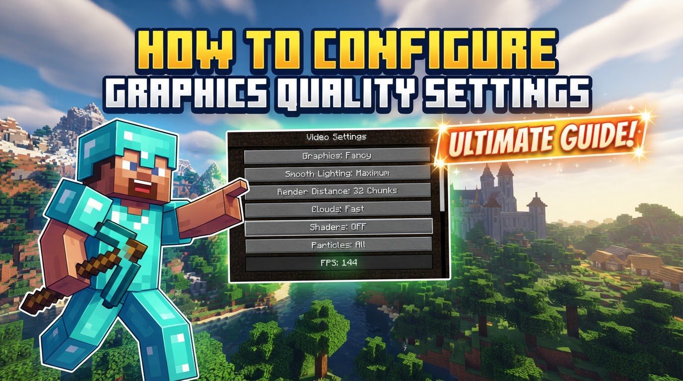 configure graphics quality settings in Minecraft