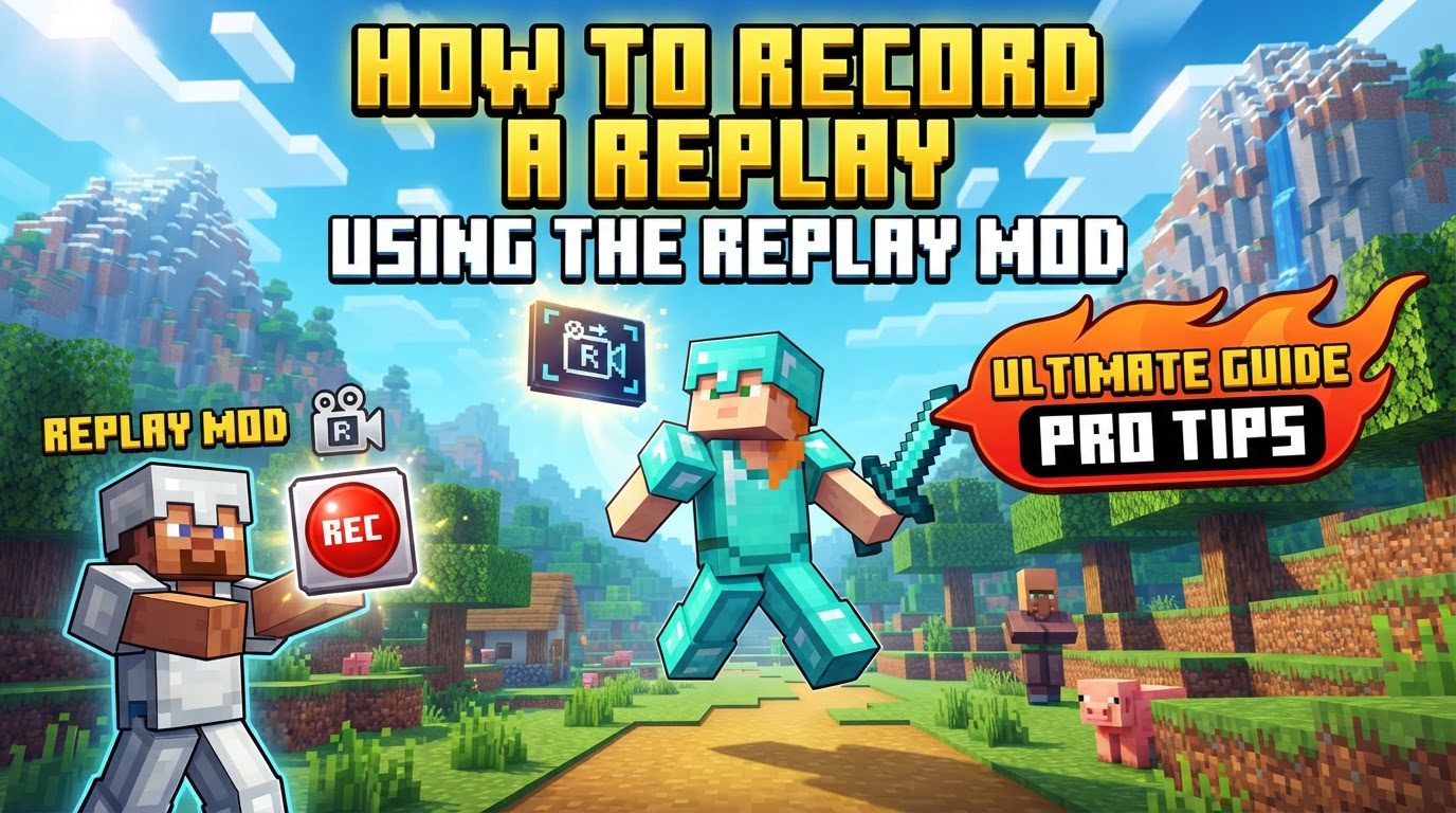 record a replay using the Replay Mod in Minecraft