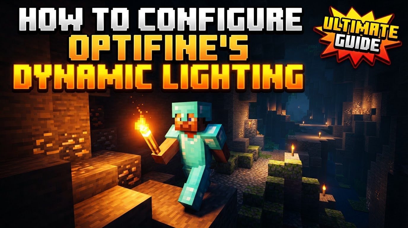 How to configure OptiFine's dynamic lighting