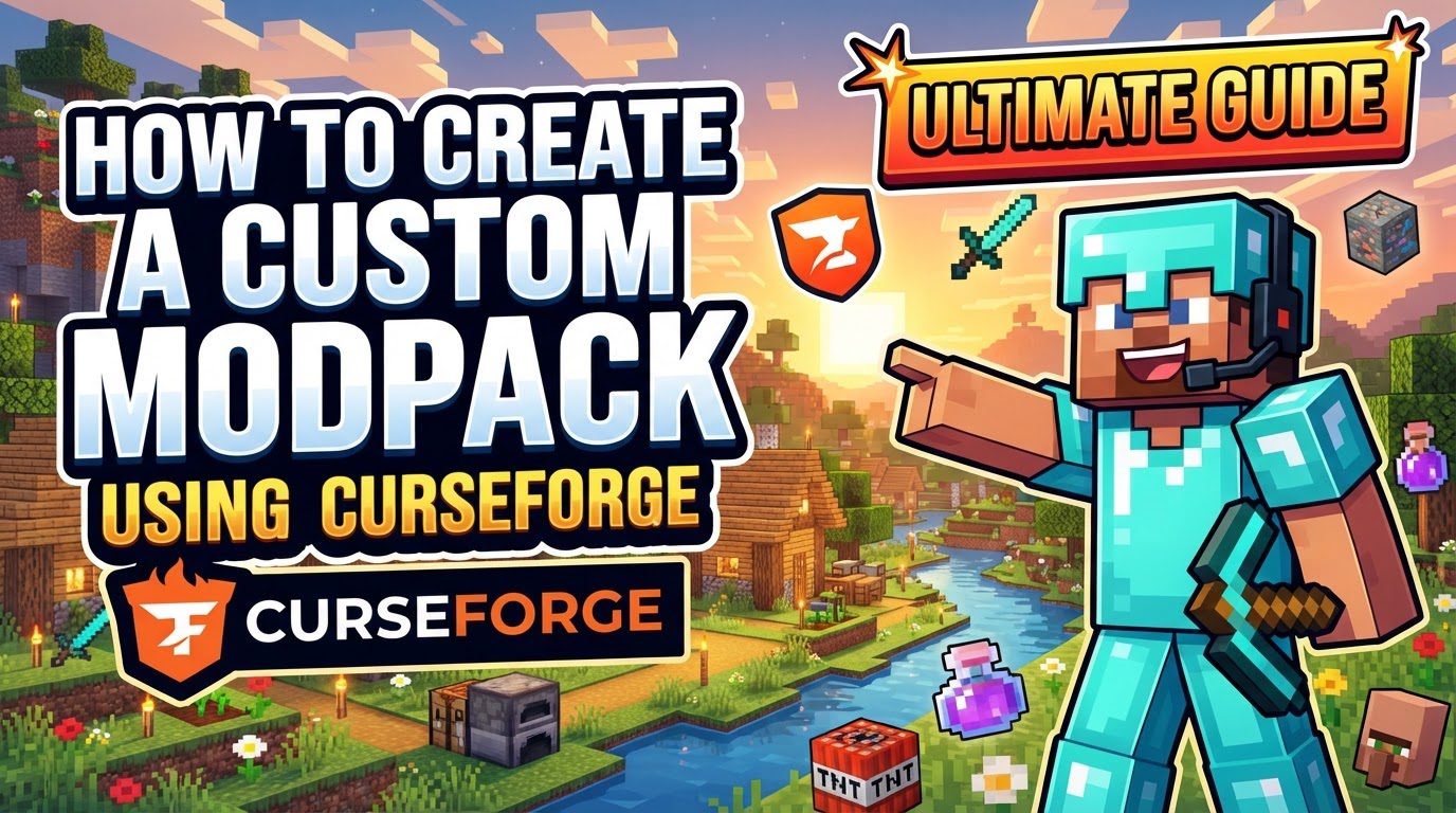 create a custom modpack using CurseForge in Minecraft