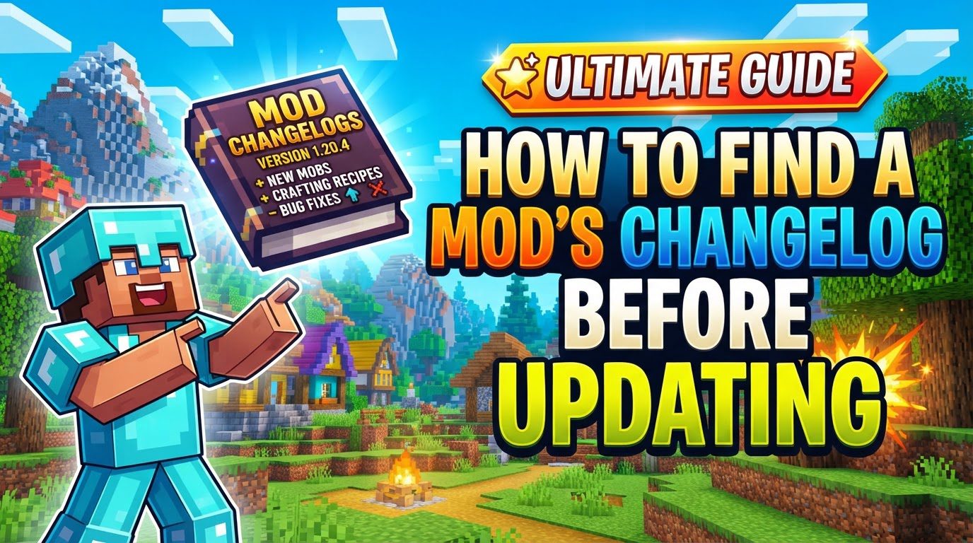 How to find a mod's changelog before updating