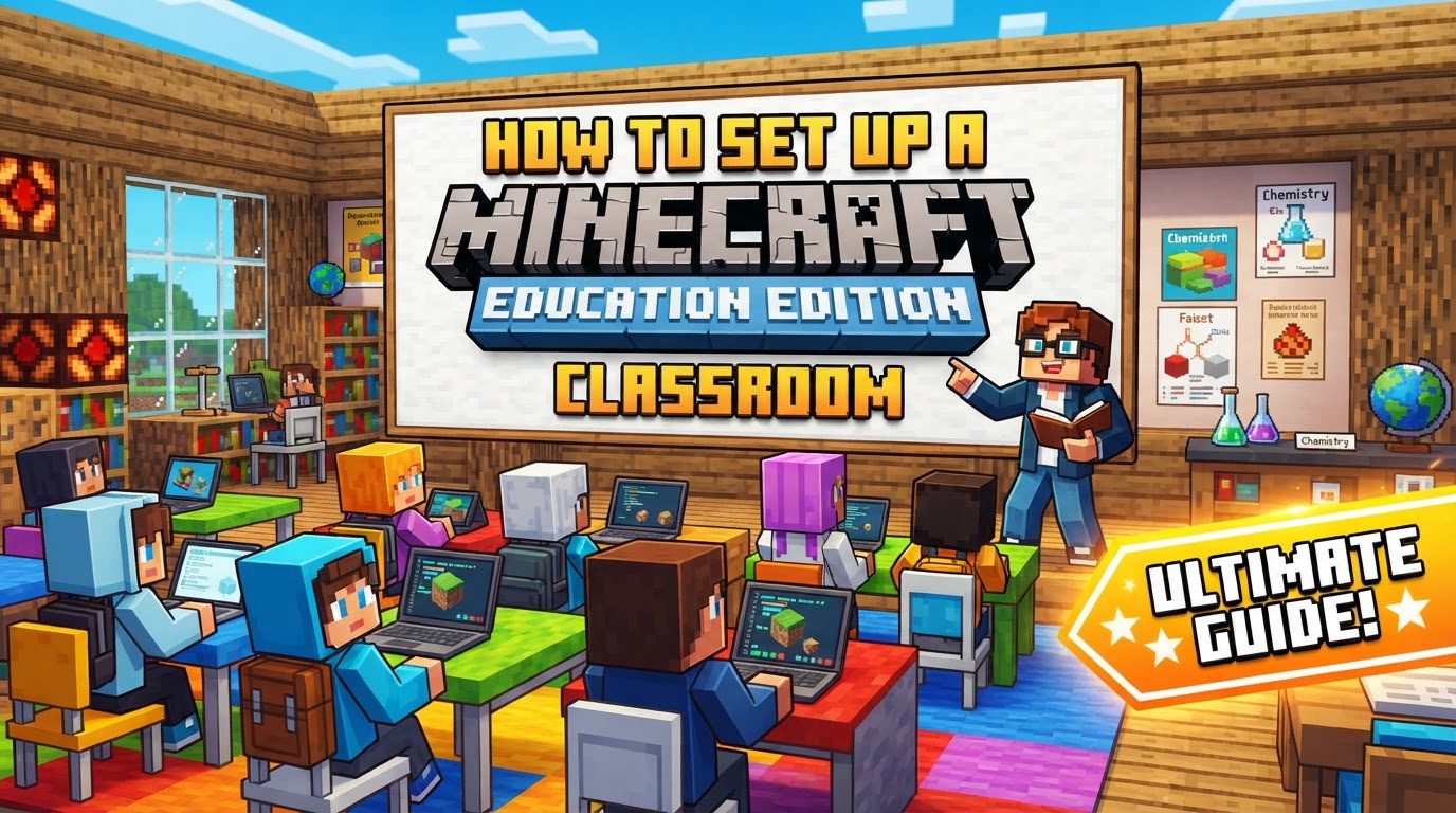 set up a Minecraft Education Edition classroom in Minecraft
