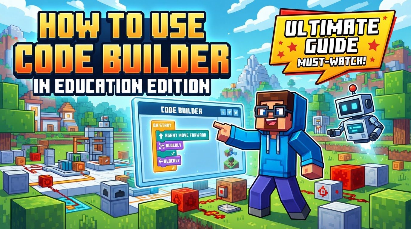 use code builder in Education Edition in Minecraft