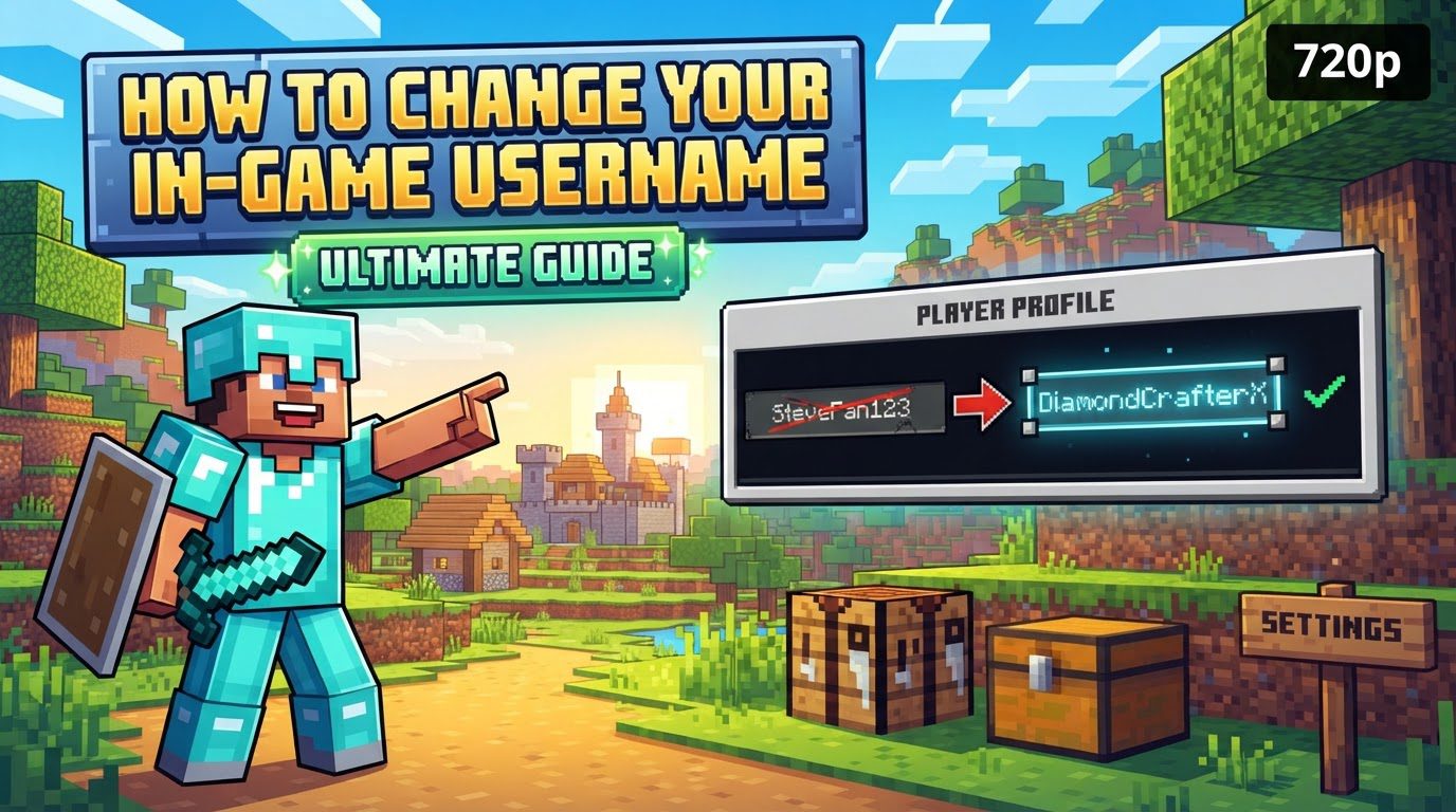 change your in-game username in Minecraft