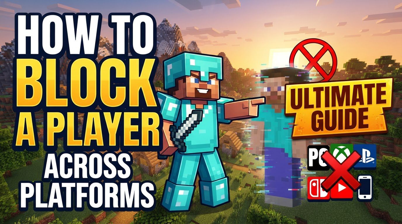 block a player across platforms in Minecraft