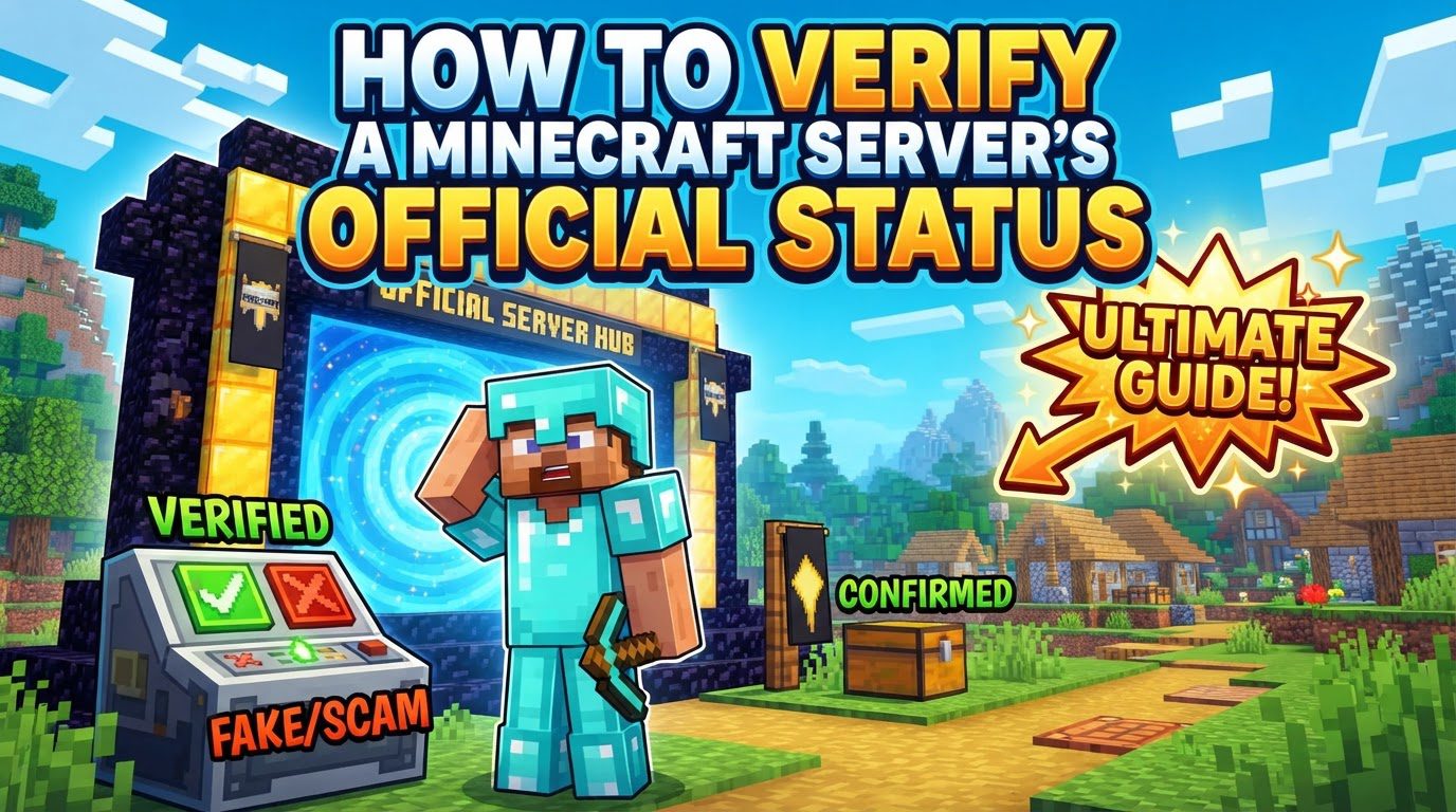 How to verify a Minecraft server's official status