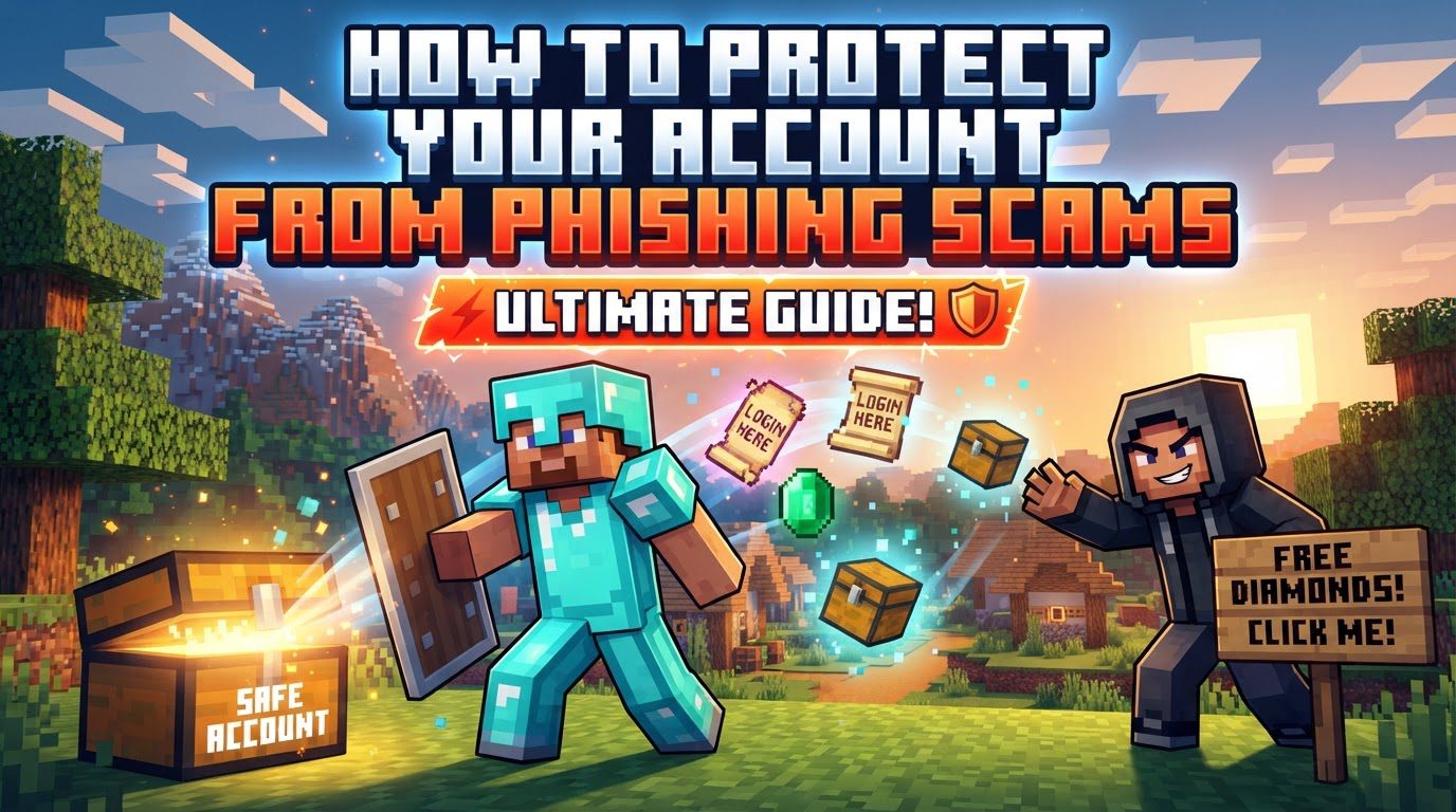 protect your account from phishing scams in Minecraft
