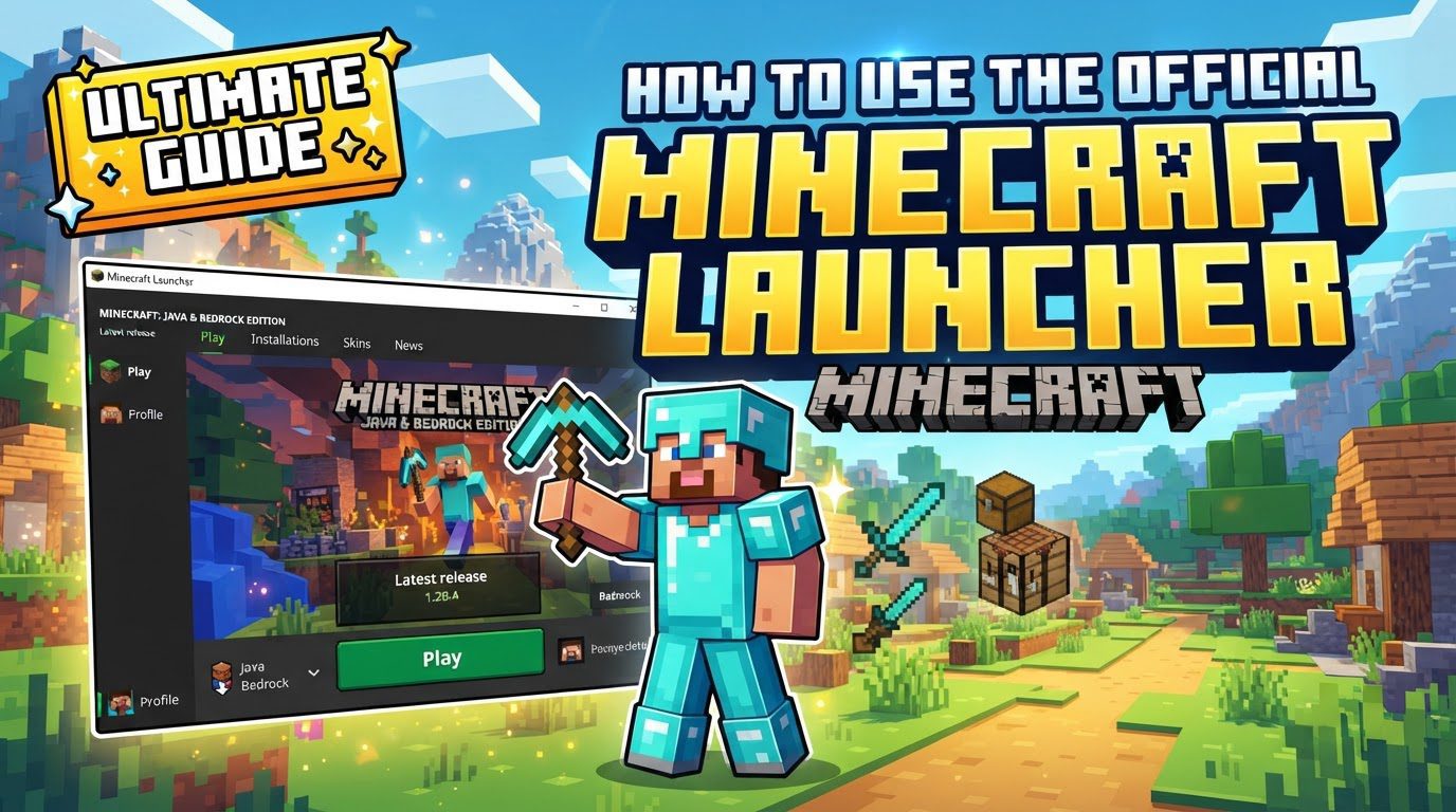 use the official Minecraft Launcher in Minecraft