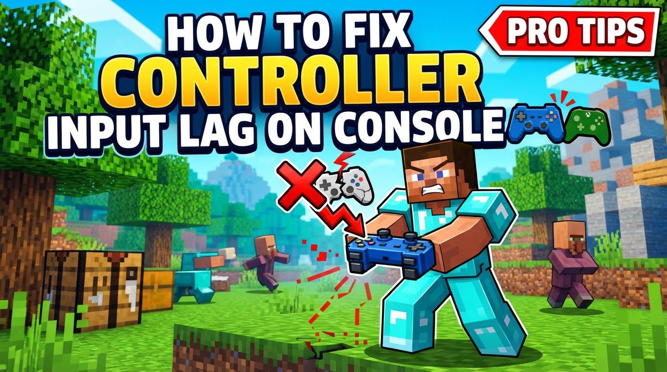 fix controller input lag on console in Minecraft