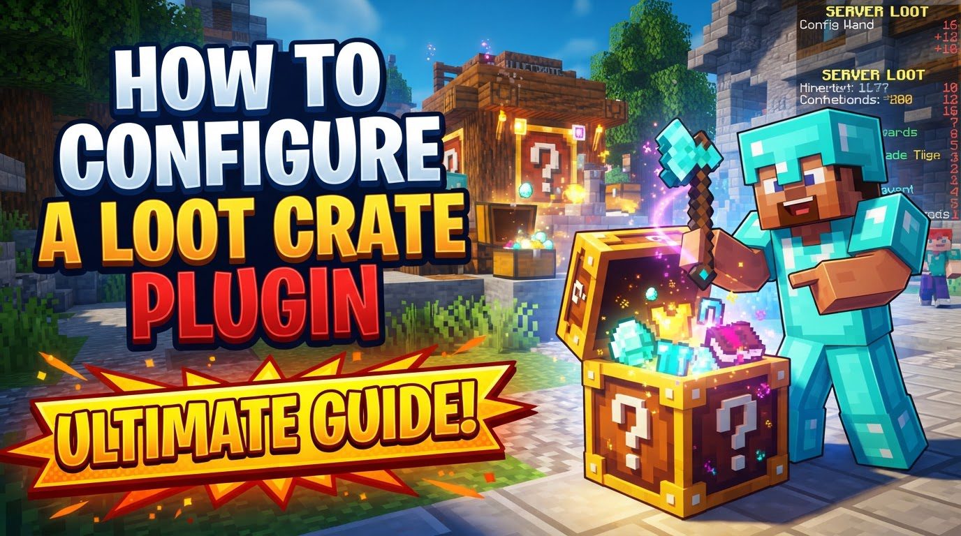 configure a loot crate plugin in Minecraft