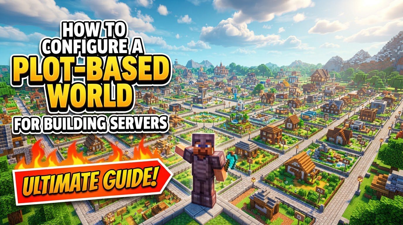 How to configure a plot-based world for building servers