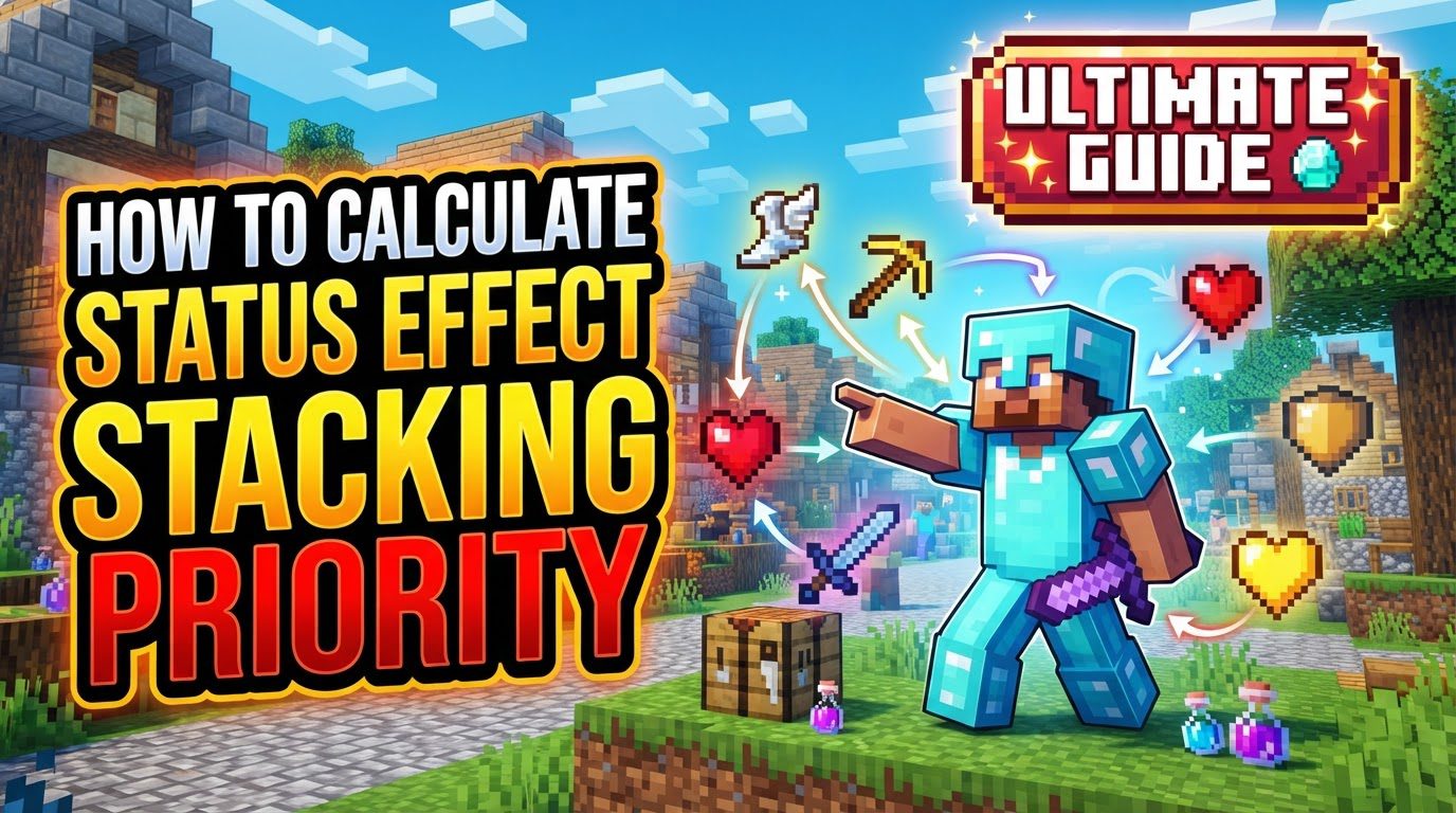 calculate status effect stacking priority in Minecraft