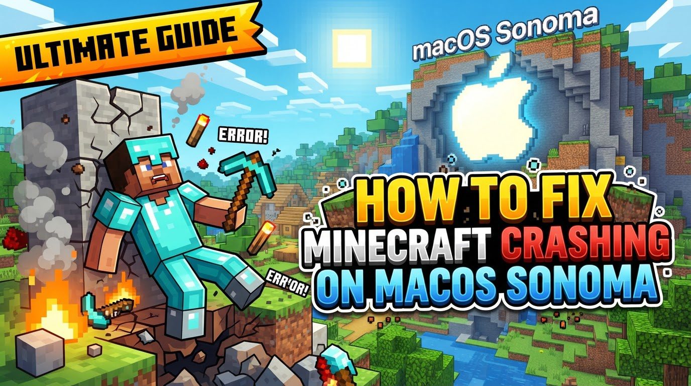 How to fix Minecraft crashing on macOS Sonoma