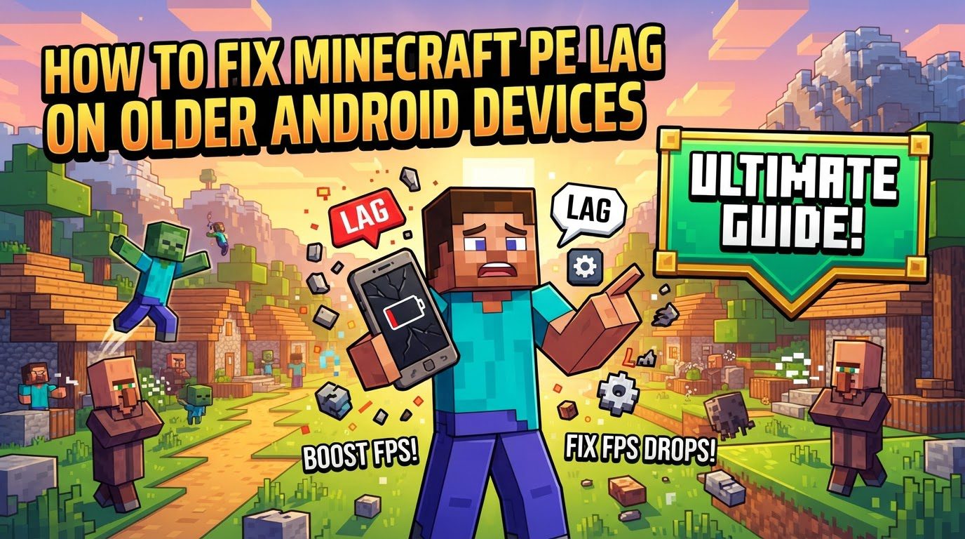 fix Minecraft PE lag on older Android devices in Minecraft
