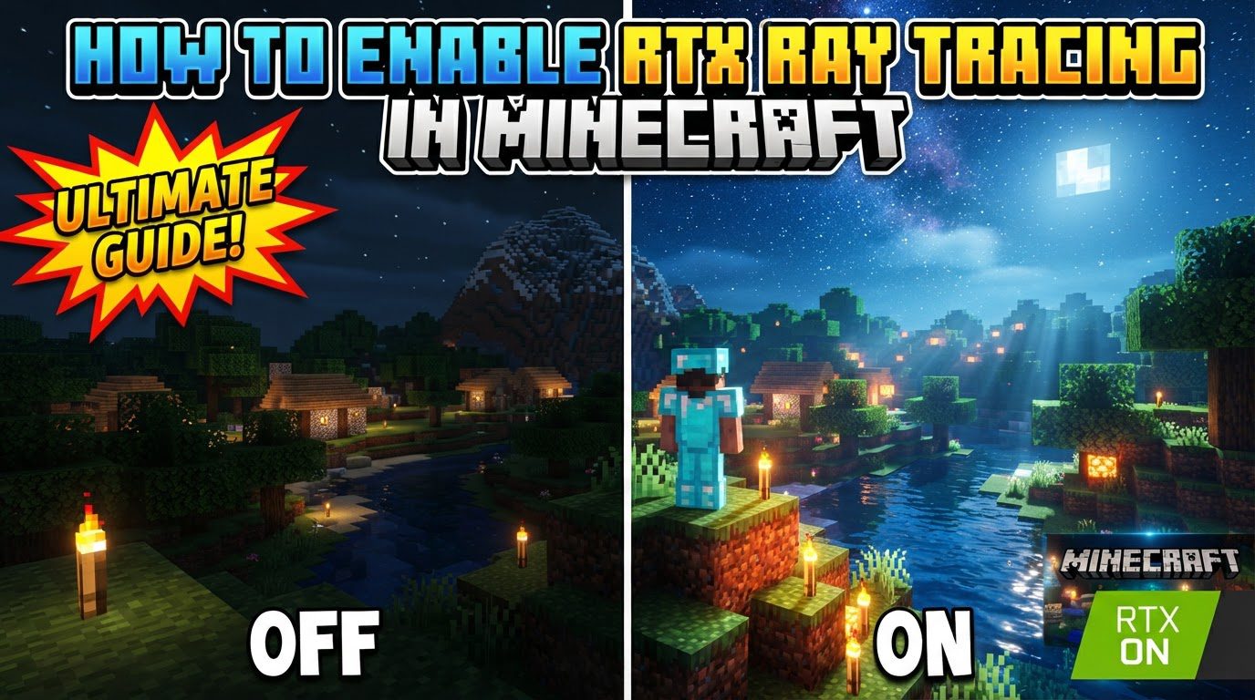 enable RTX ray tracing in Minecraft in Minecraft