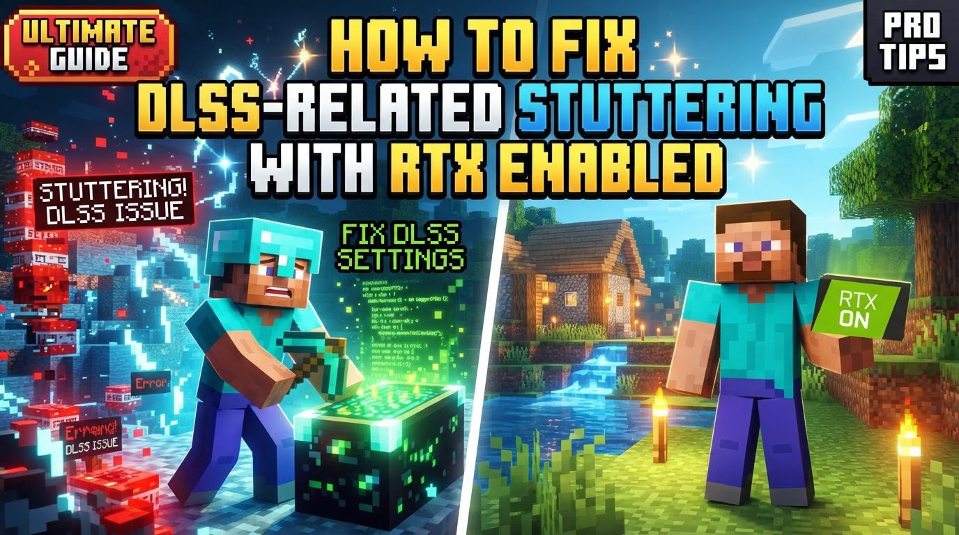 fix DLSS-related stuttering with RTX enabled in Minecraft