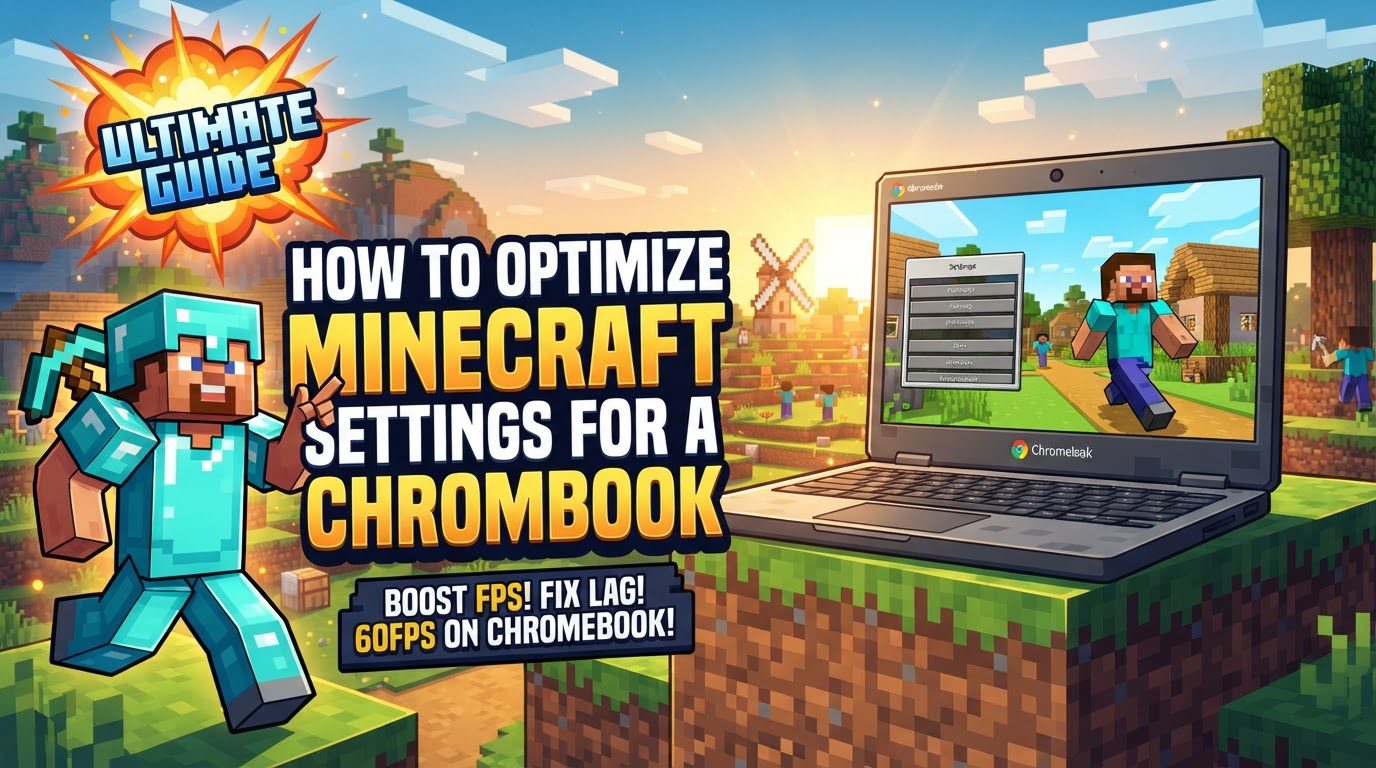 optimize Minecraft settings for a Chromebook in Minecraft