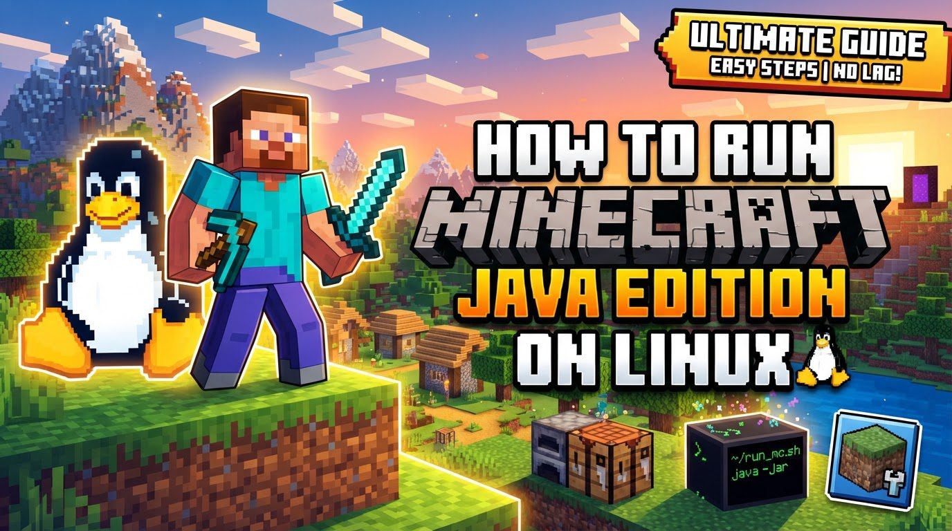 run Minecraft Java Edition on Linux in Minecraft