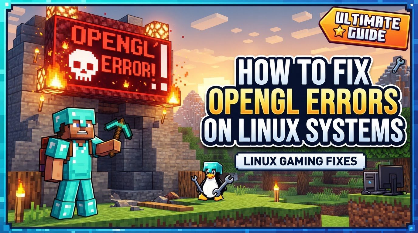 fix OpenGL errors on Linux systems in Minecraft
