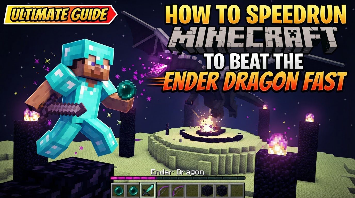 speedrun Minecraft to beat the Ender Dragon fast in Minecraft