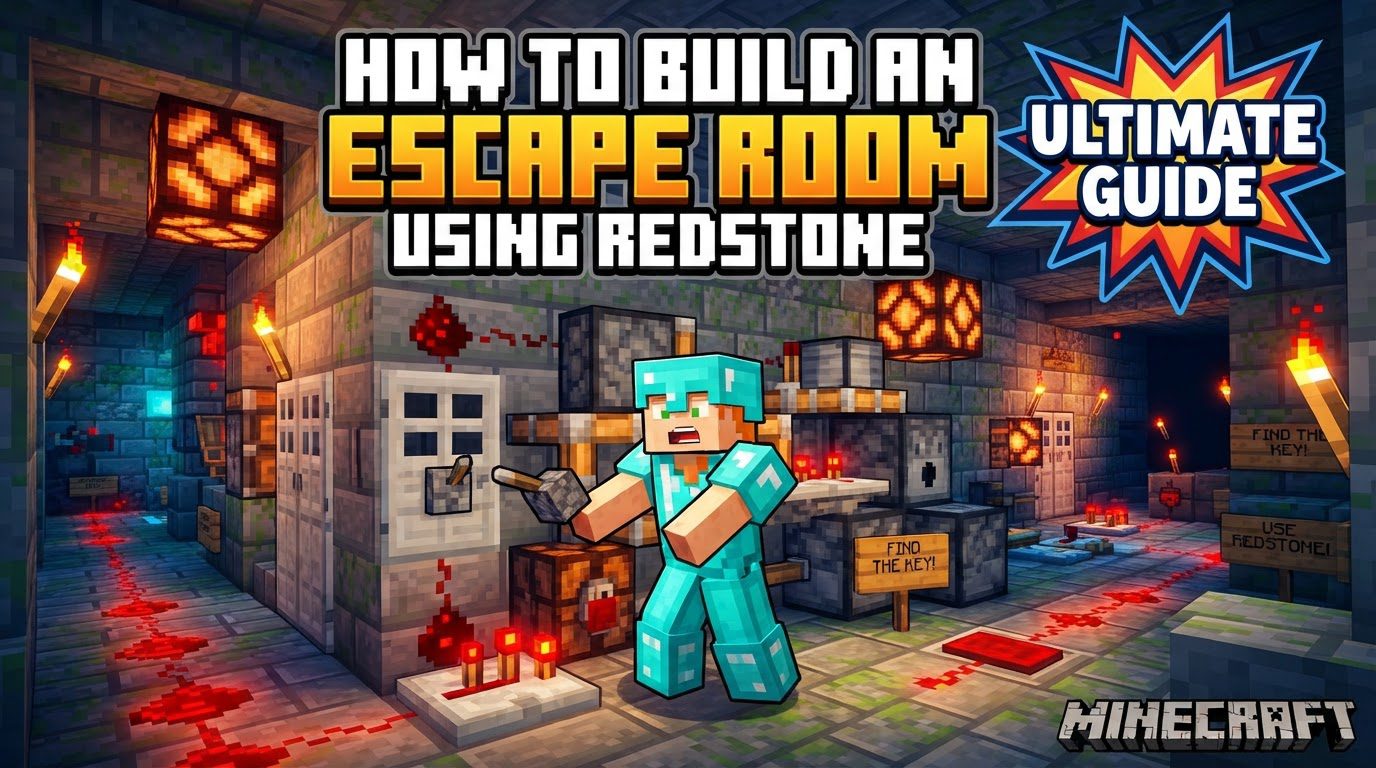 How to build an escape room using redstone