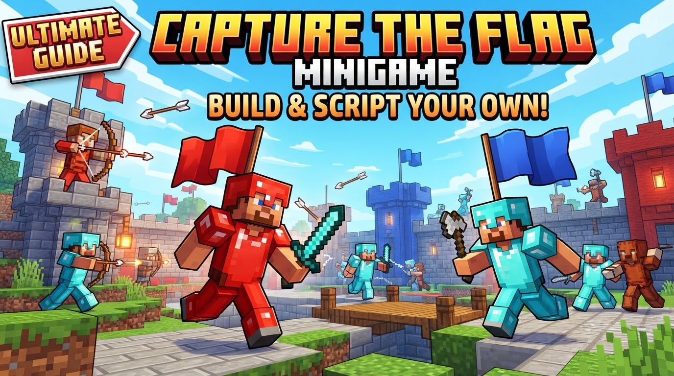 create a capture the flag minigame in Minecraft