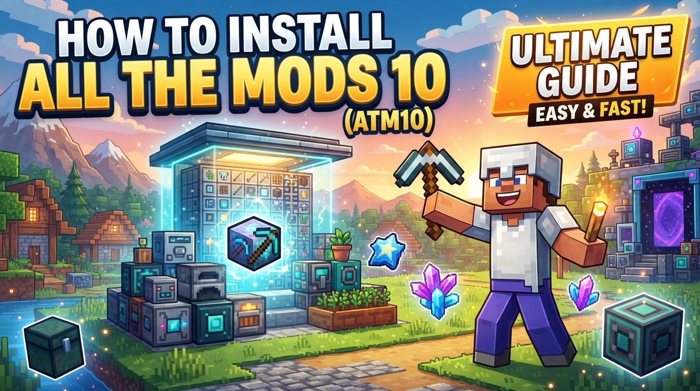 install All the Mods 10 (ATM10) in Minecraft