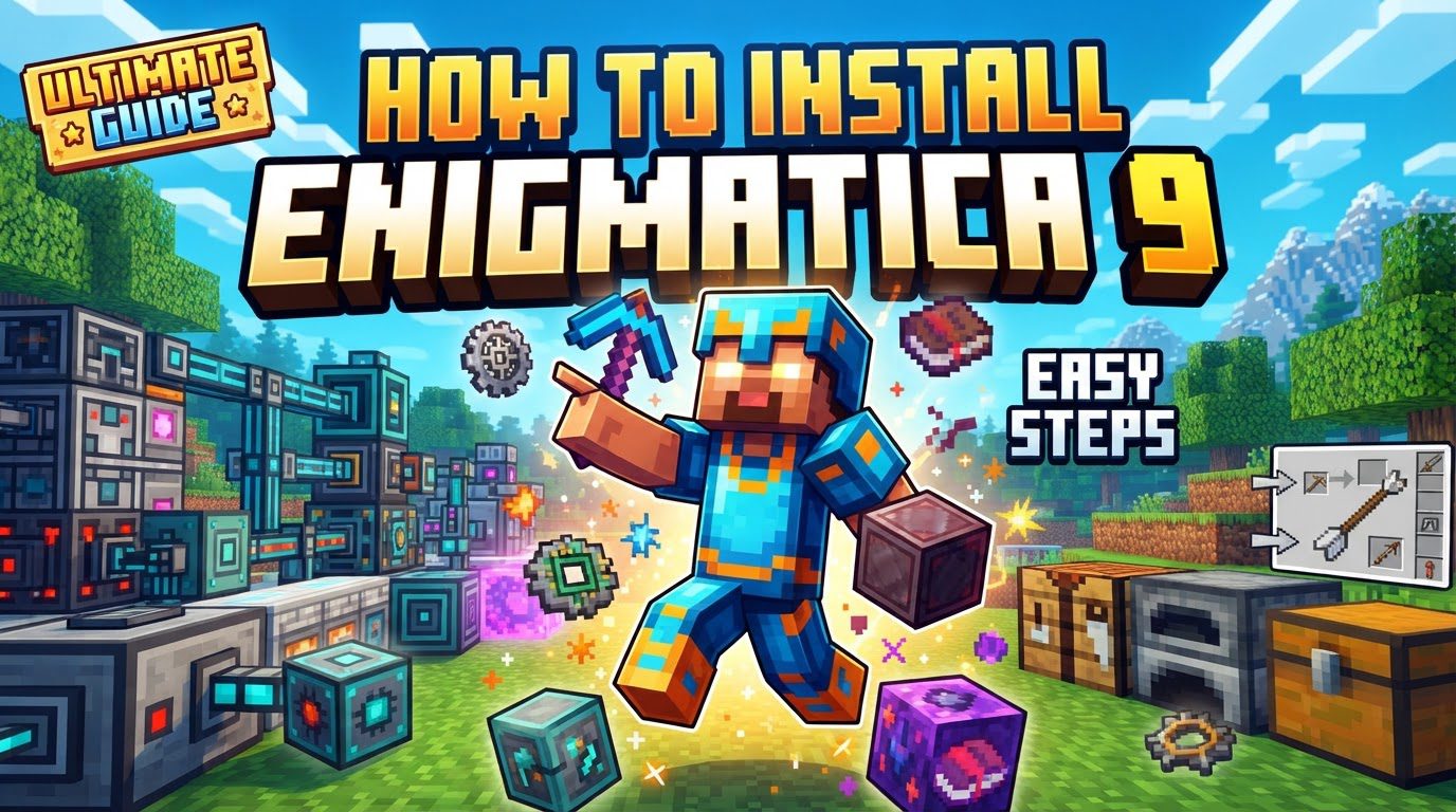 install Enigmatica 9 in Minecraft