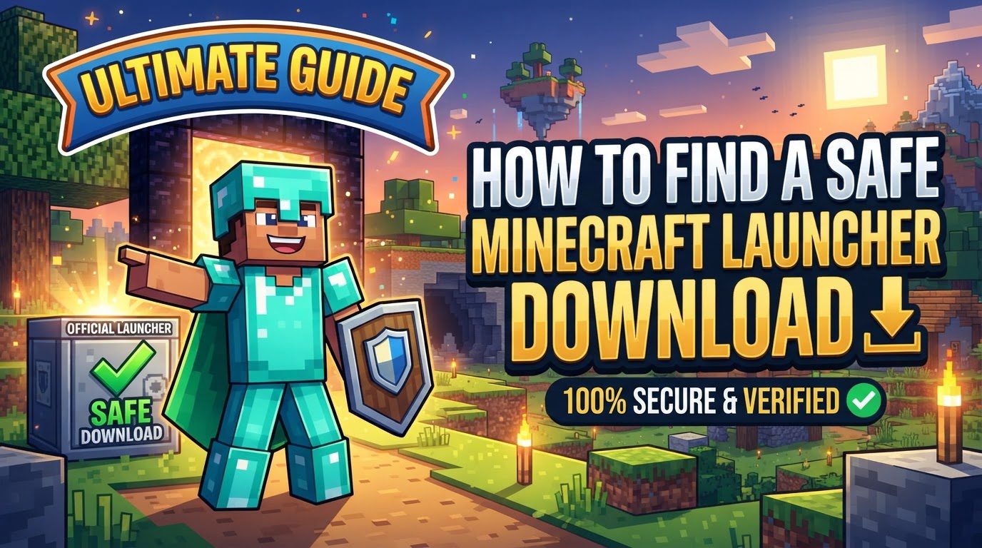 find a safe Minecraft launcher download in Minecraft