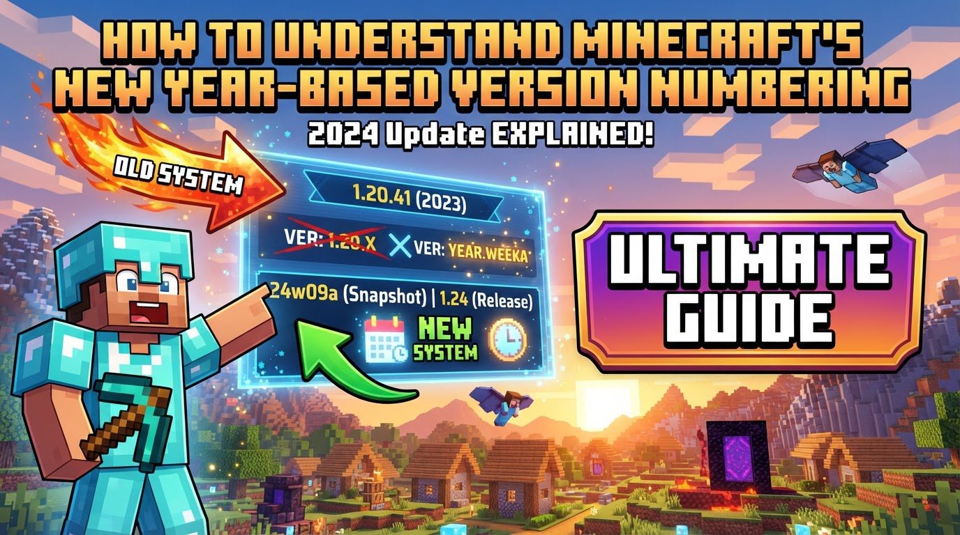 How to understand Minecraft's new year-based version numbering