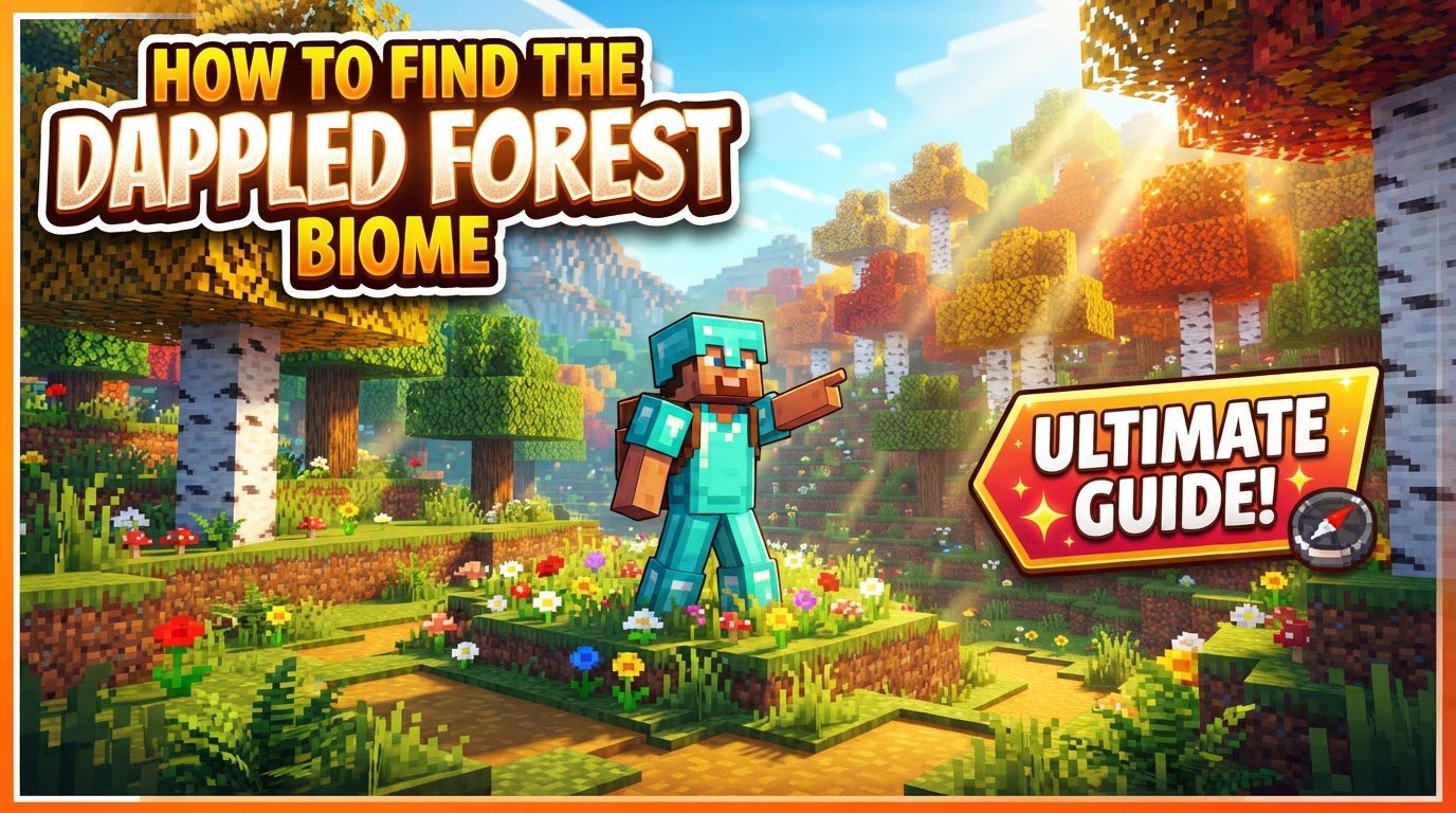 find the Dappled Forest biome in Minecraft