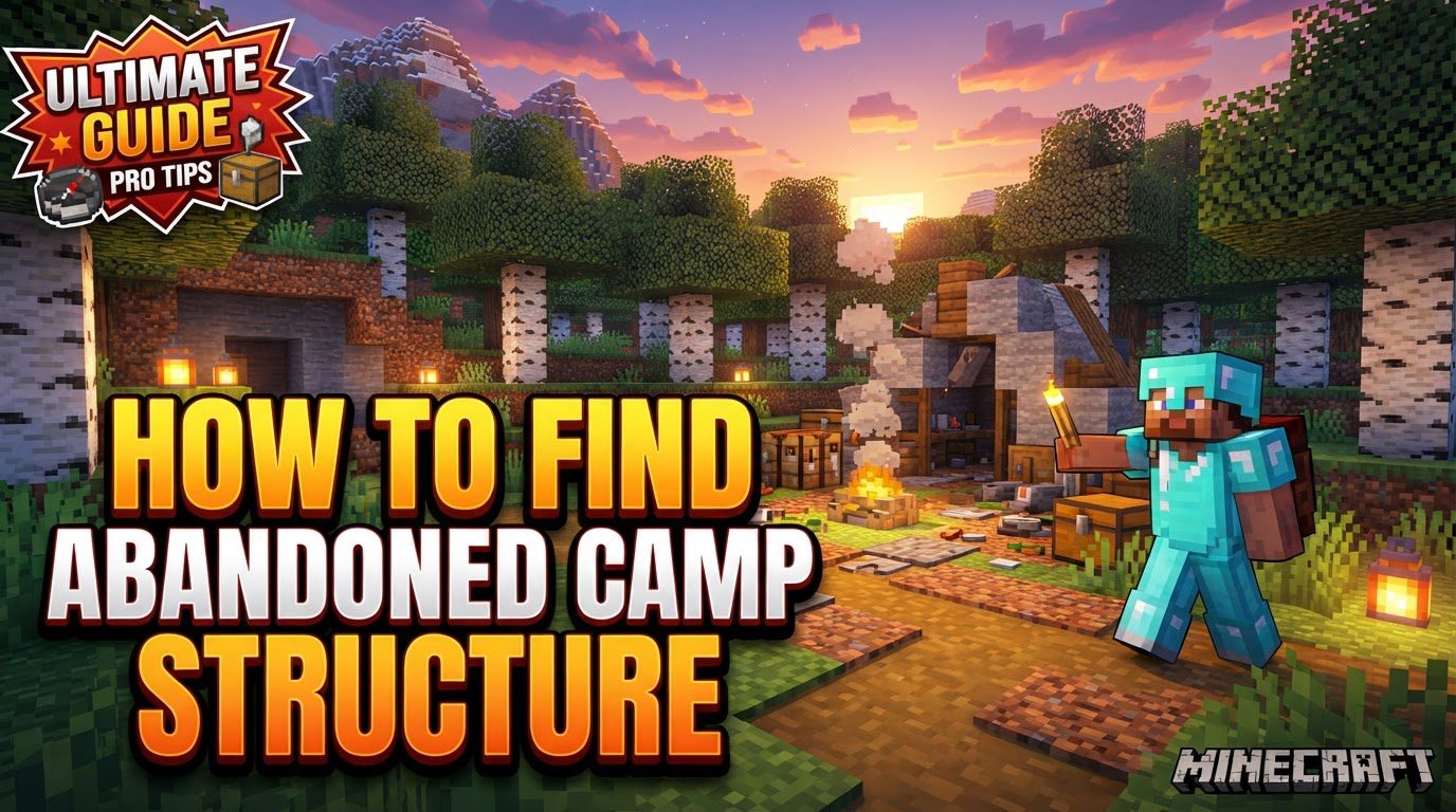 How to find an abandoned camp structure
