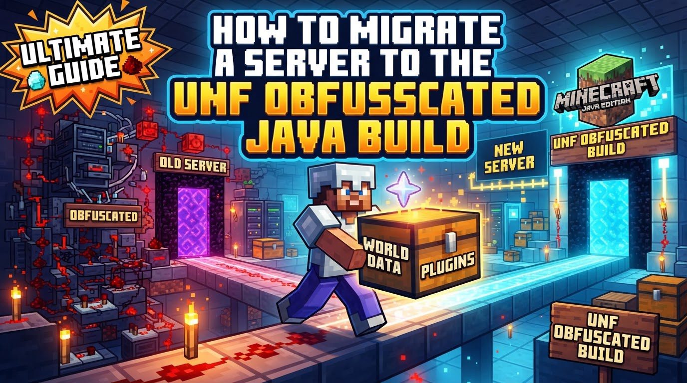 migrate a server to the unobfuscated Java build in Minecraft