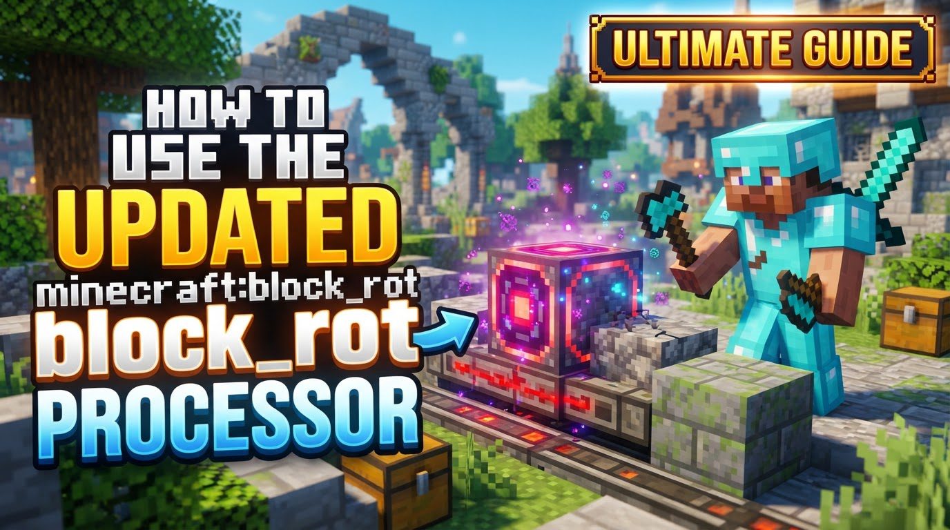 use the updated minecraft:block_rot processor in Minecraft