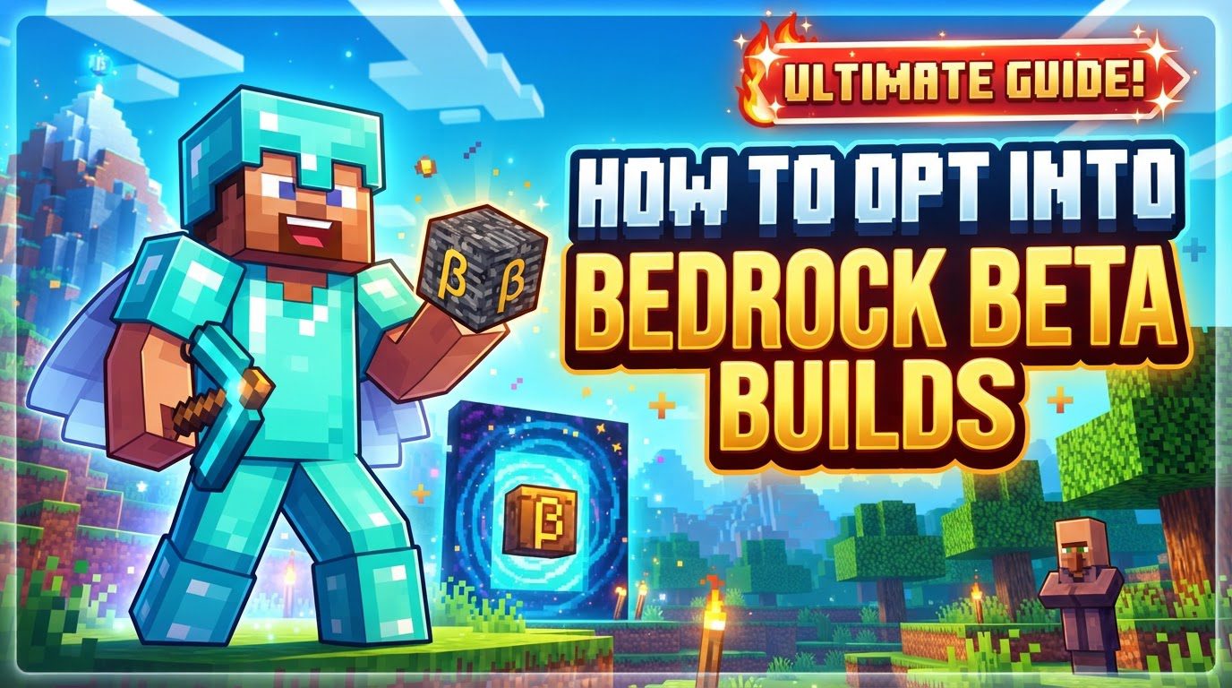 opt into Bedrock beta builds in Minecraft