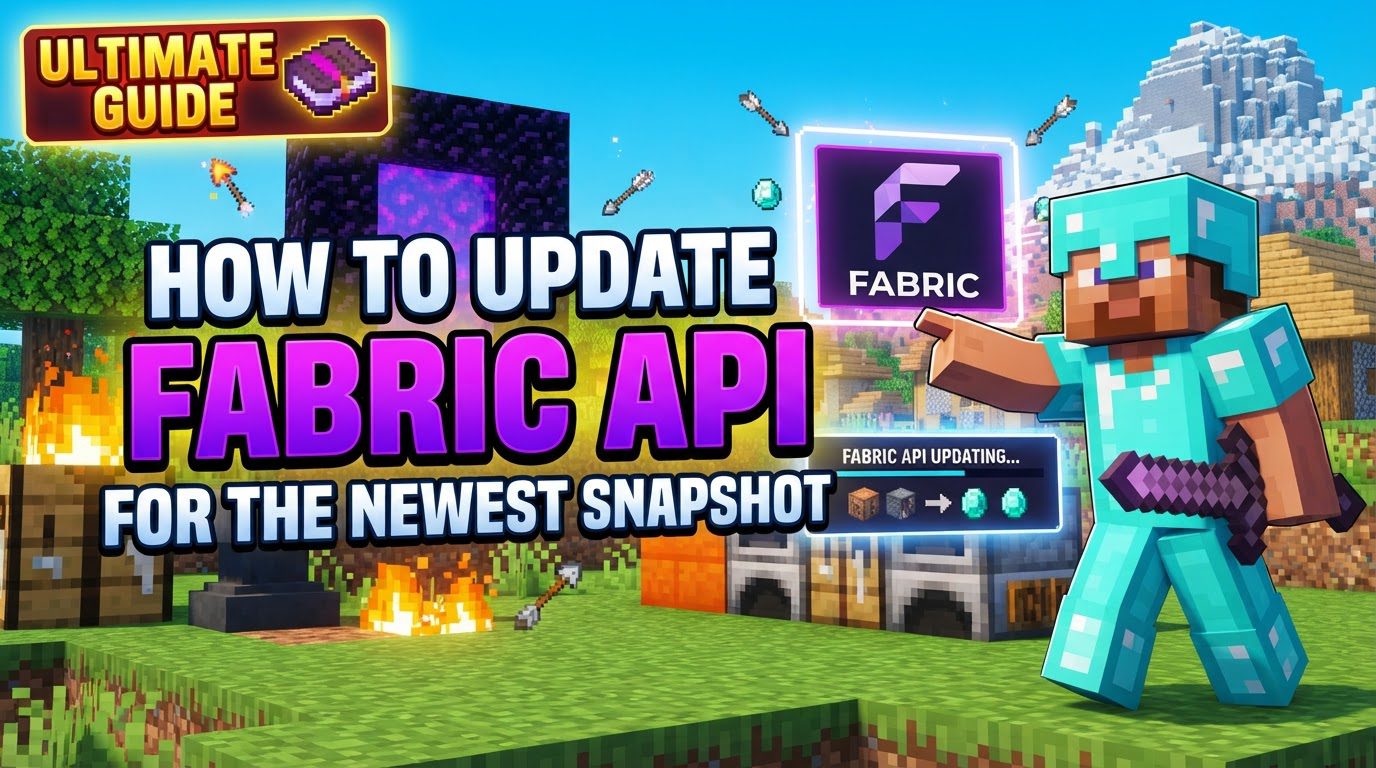 update Fabric API for the newest snapshot in Minecraft